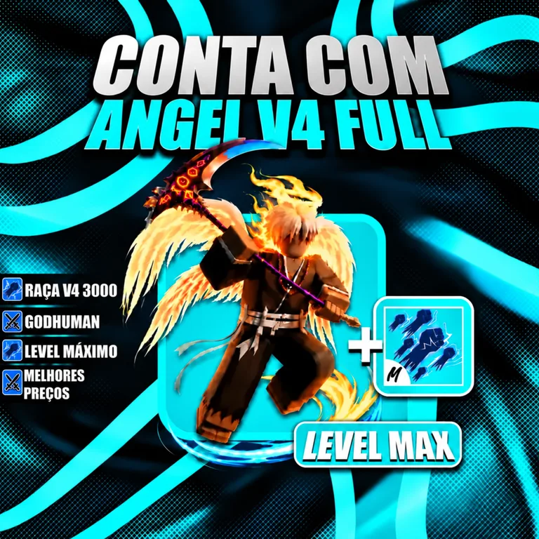 『 🧬 』 ANGEL V4 FULL + GODHUMAN + LEVEL MÁX