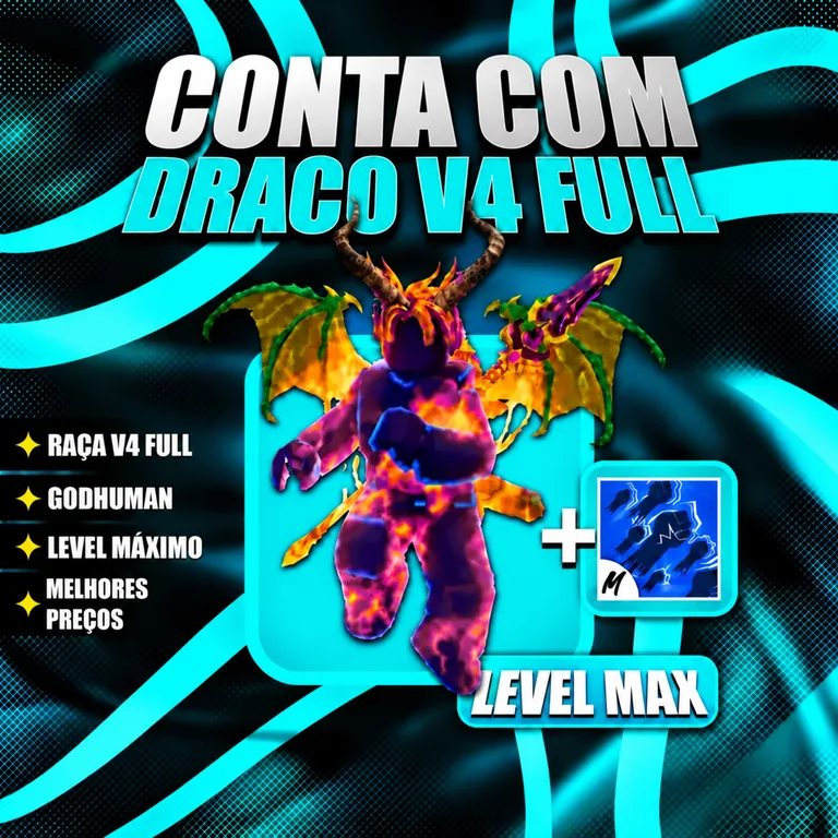 『 🧬 』 DRACO V4 FULL + GODHUMAN + LEVEL MÁX