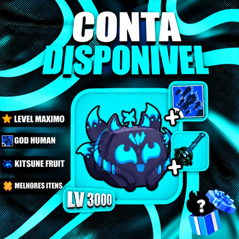 『 🦊 』 KITSUNE FRUIT + GODHUMAN + LEVEL MÁX