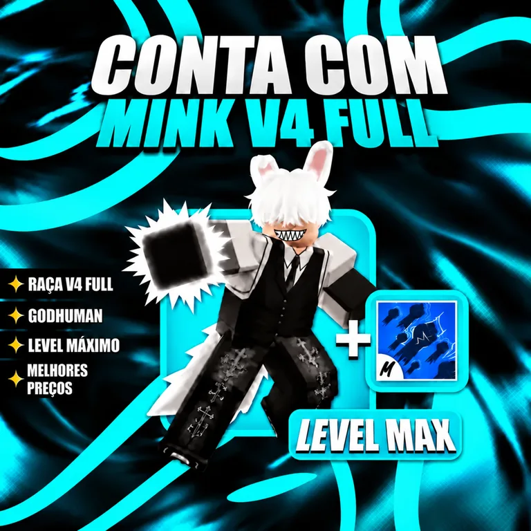 『 🧬 』 MINK V4 FULL + GODHUMAN + LEVEL MÁX