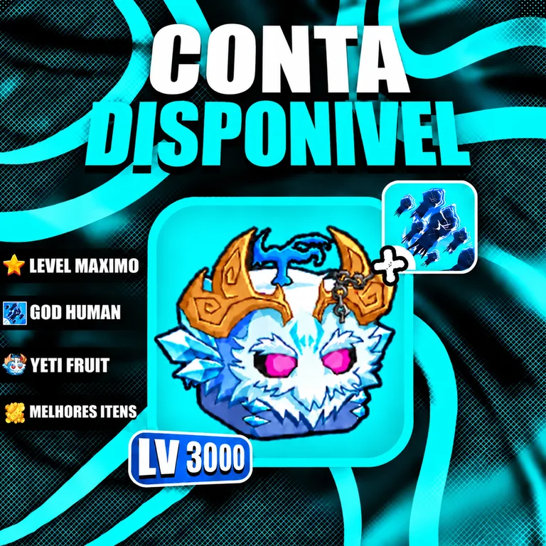 『 ❄️ 』 YETI FRUIT + GODHUMAN + LEVEL MÁX