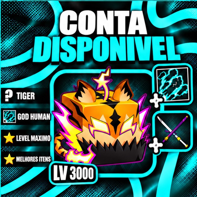 『 🐅 』TIGER FRUIT + GODHUMAN + LEVEL MÁX